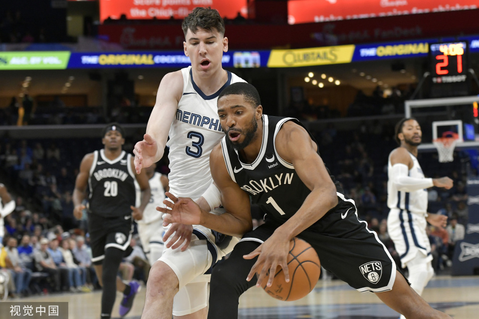 篮网大胜灰熊,杜兰特独得40分 篮网大胜灰熊,杜兰特独得40分